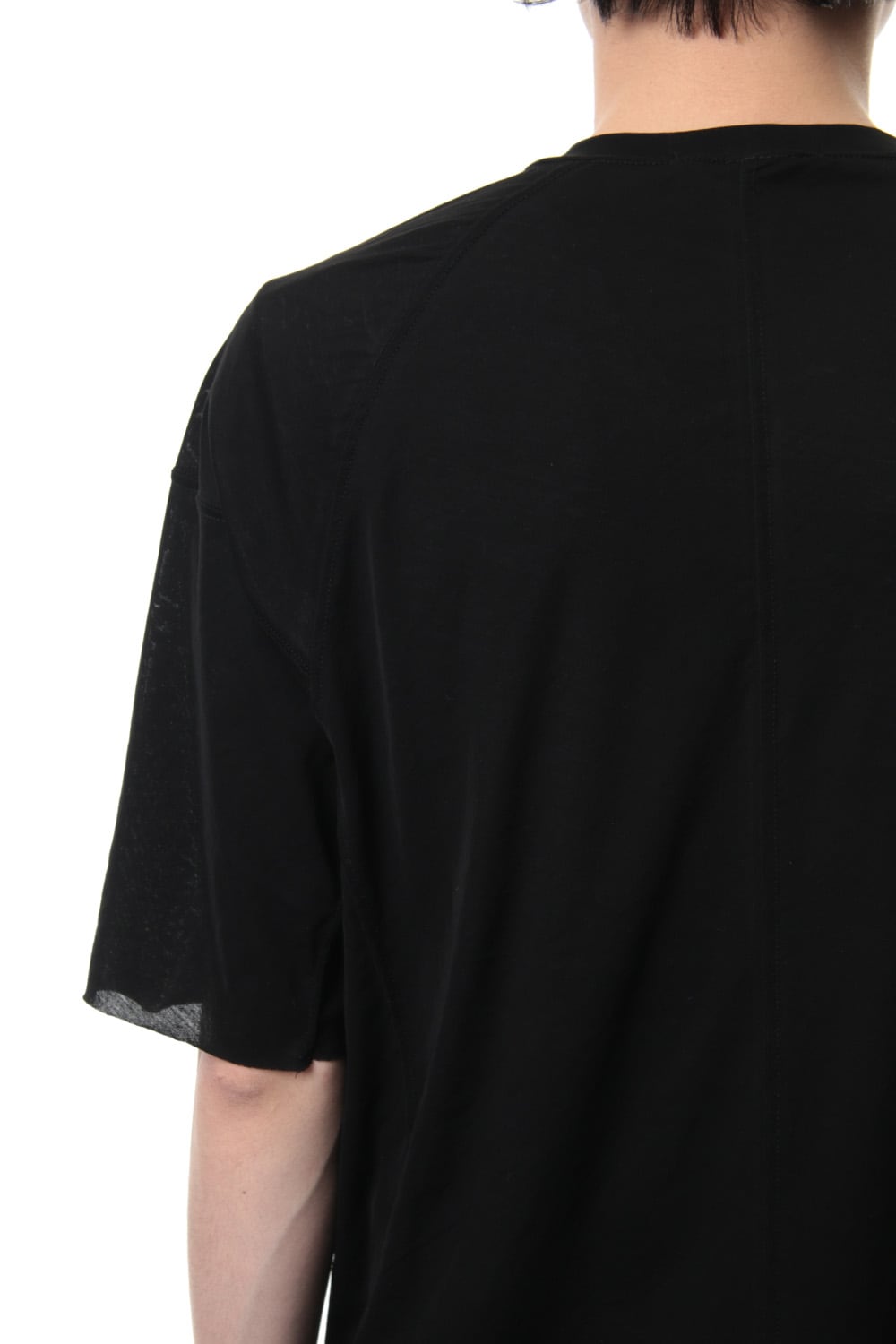 Strong textured T-shirt Black