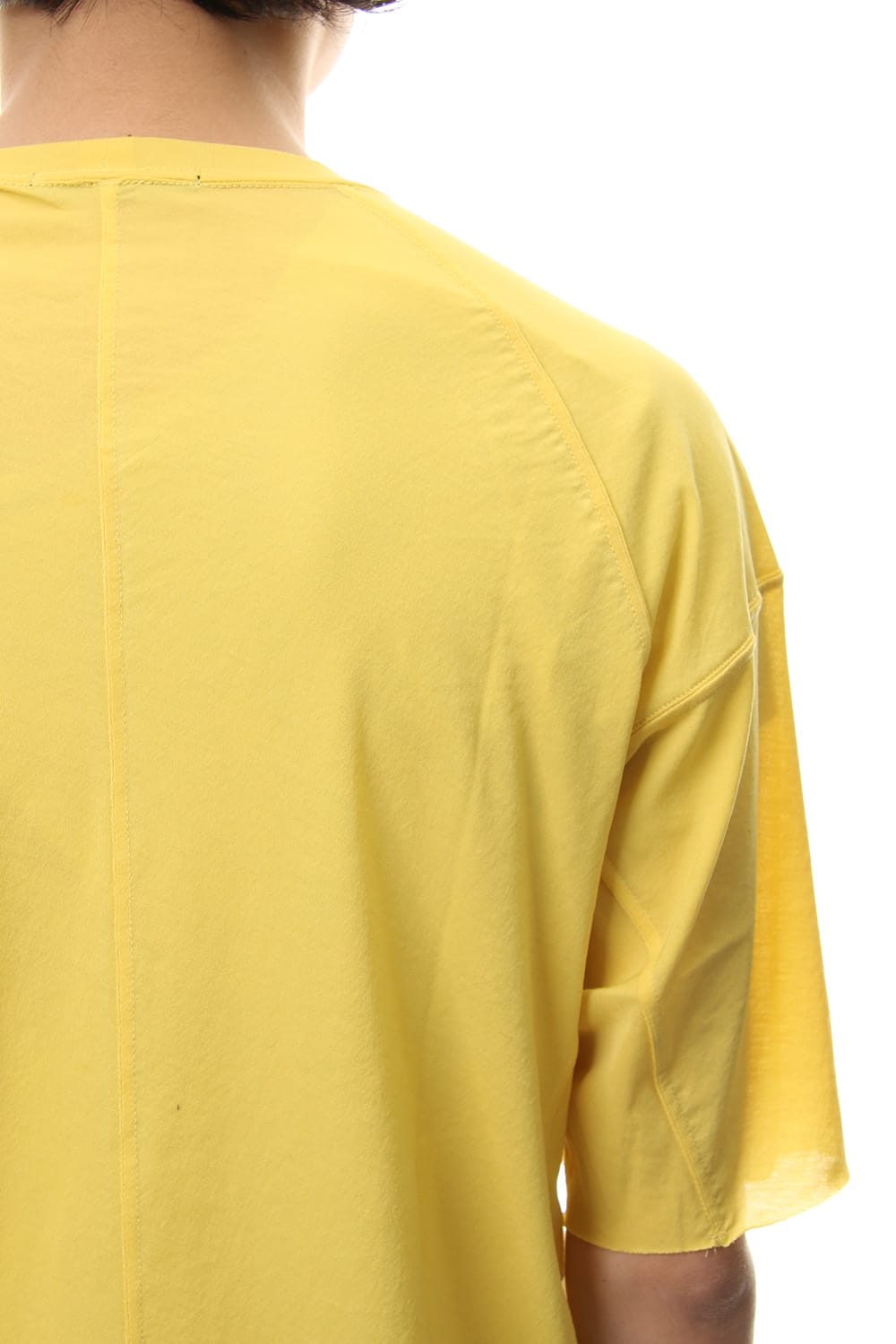 Strong textured T-shirt Yellow