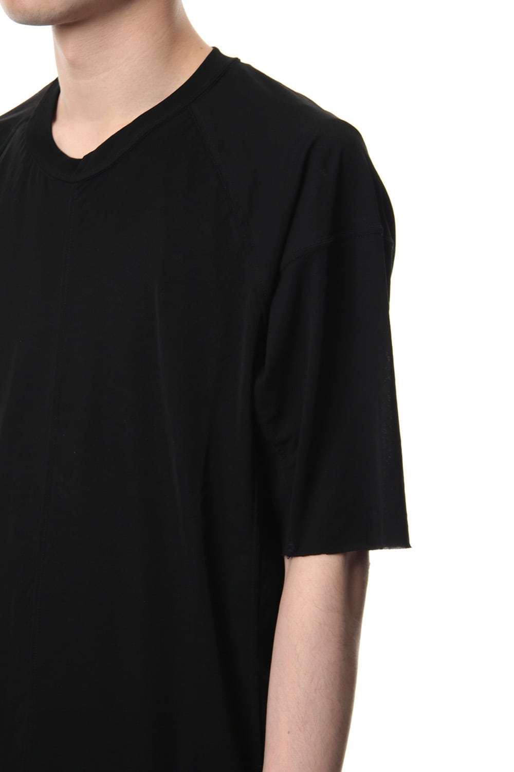 Strong textured T-shirt Black