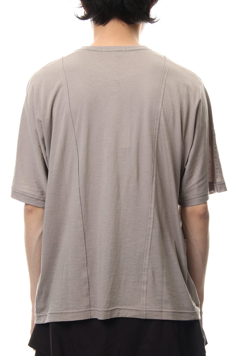 Cotton silk big T-shirt G.Beige