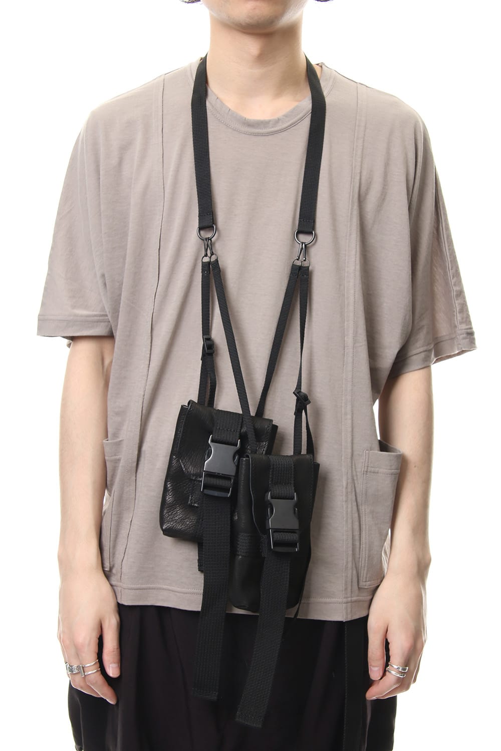 Neck Pouch (Double) Black