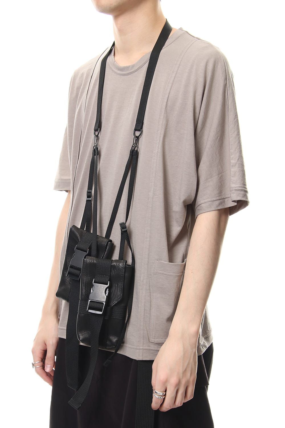 Neck Pouch (Double) Black