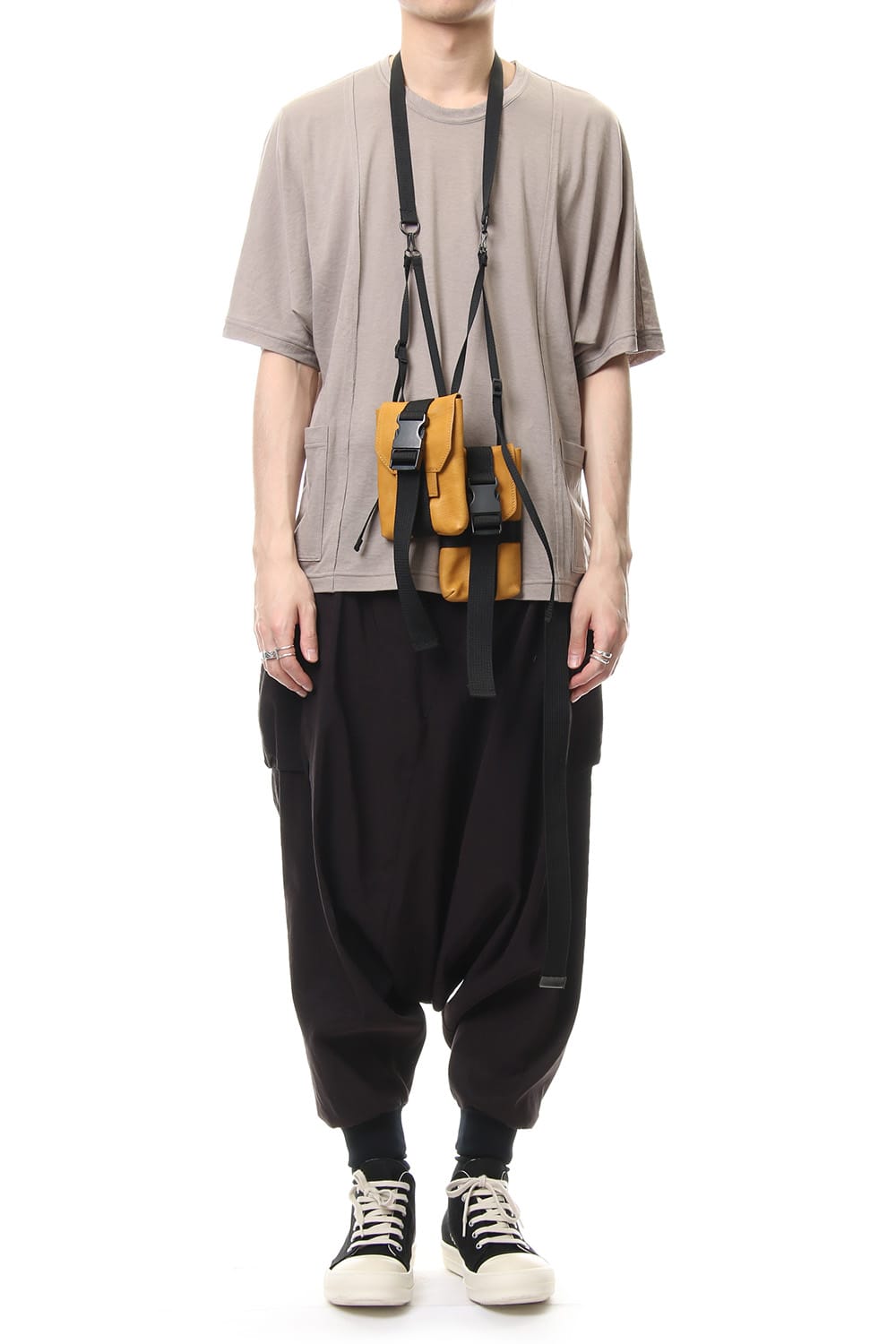 Neck Pouch (Double) Yellow