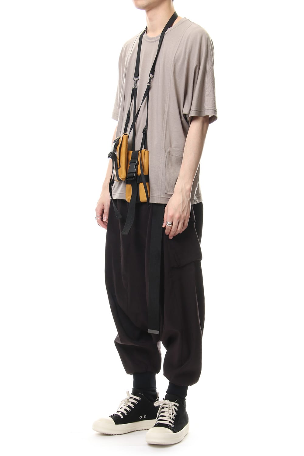 Neck Pouch (Double) Yellow