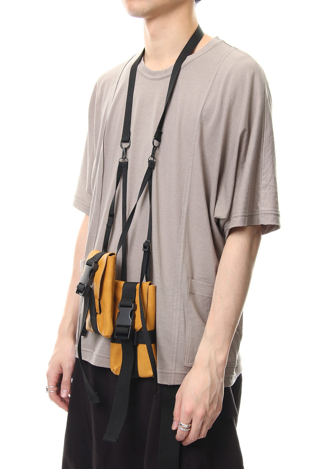 Neck Pouch (Double) Yellow