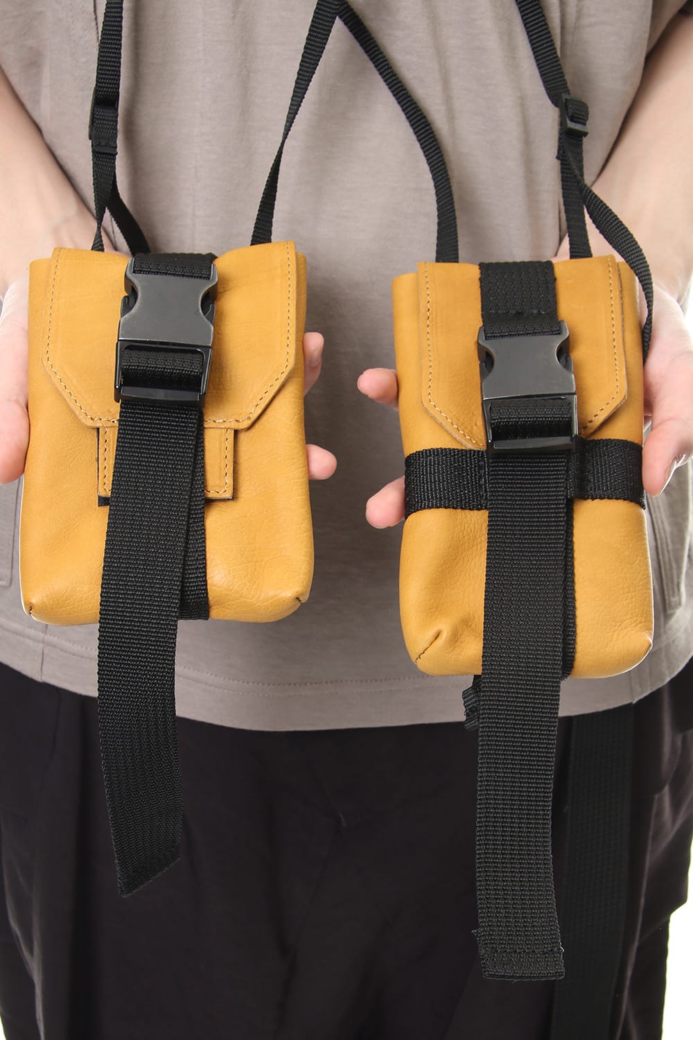 Neck Pouch (Double) Yellow