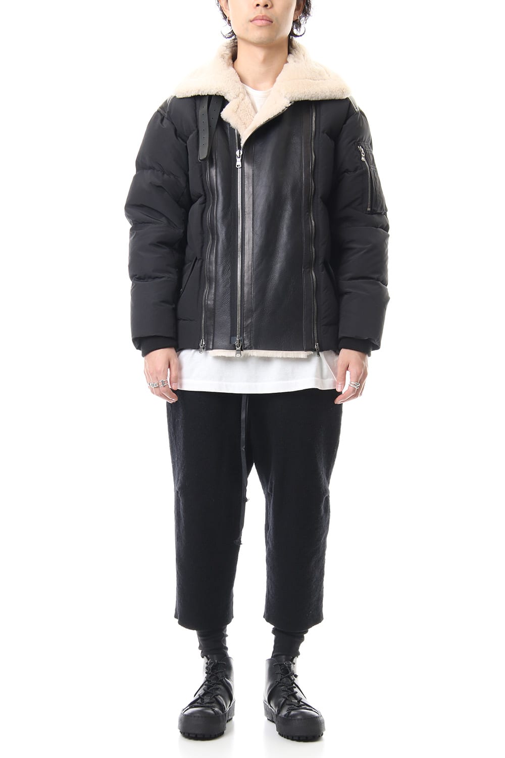 Mouton Nylon Down Jacket