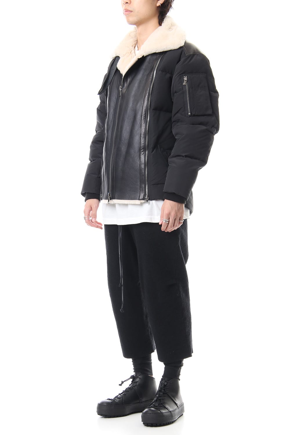 Mouton Nylon Down Jacket