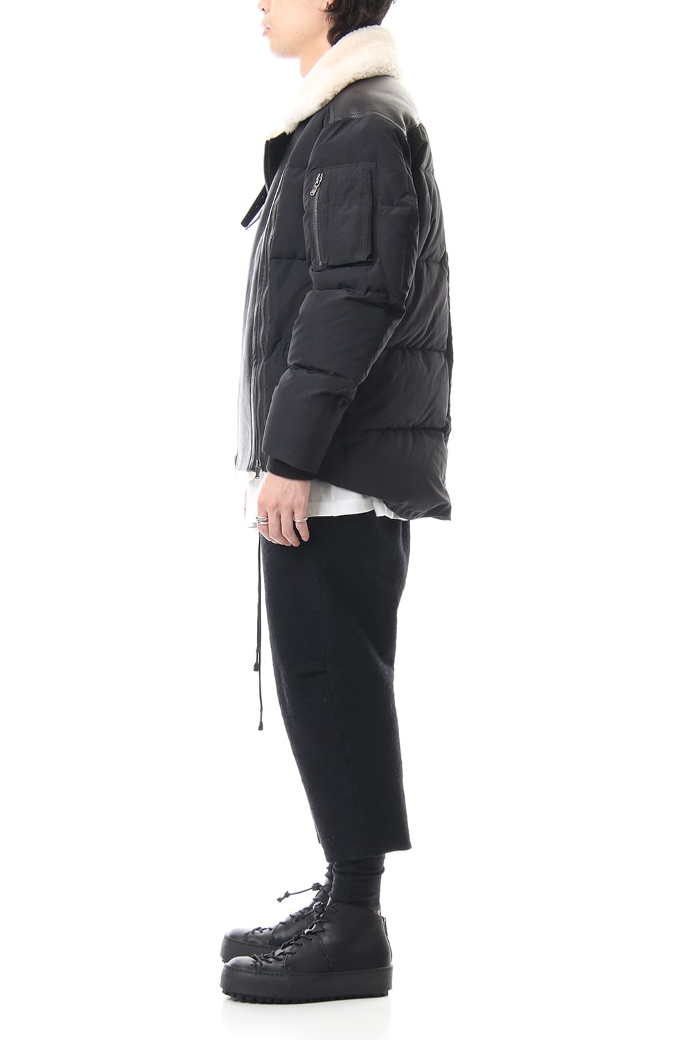 Mouton Nylon Down Jacket