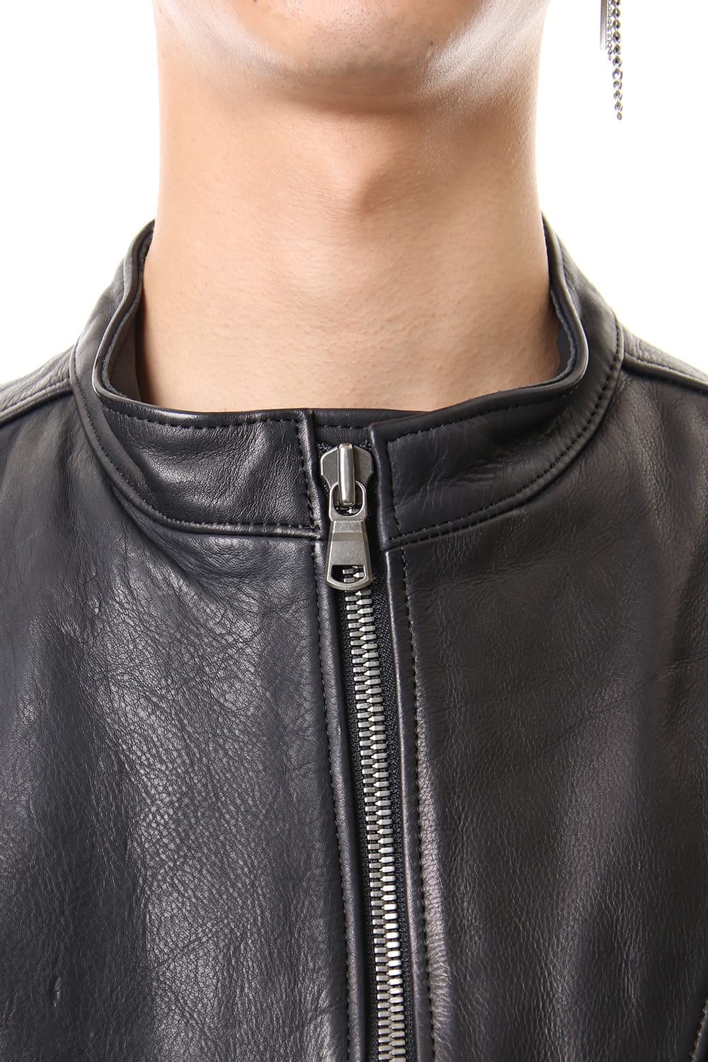 Calf Single Biker Jacket 