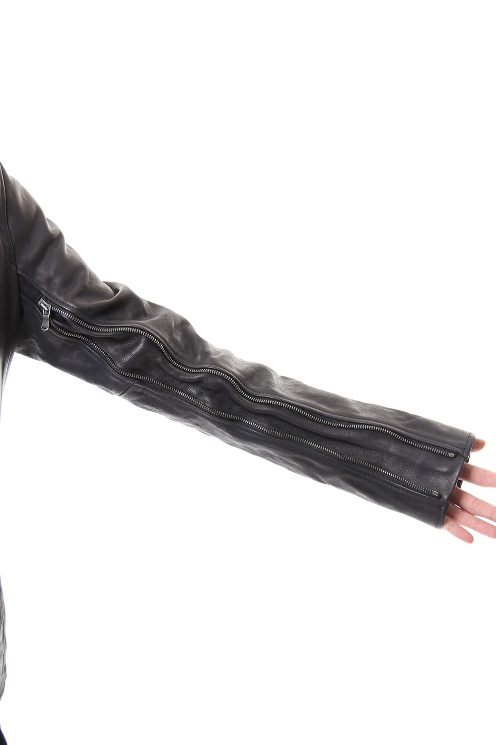 Calf Single Biker Jacket