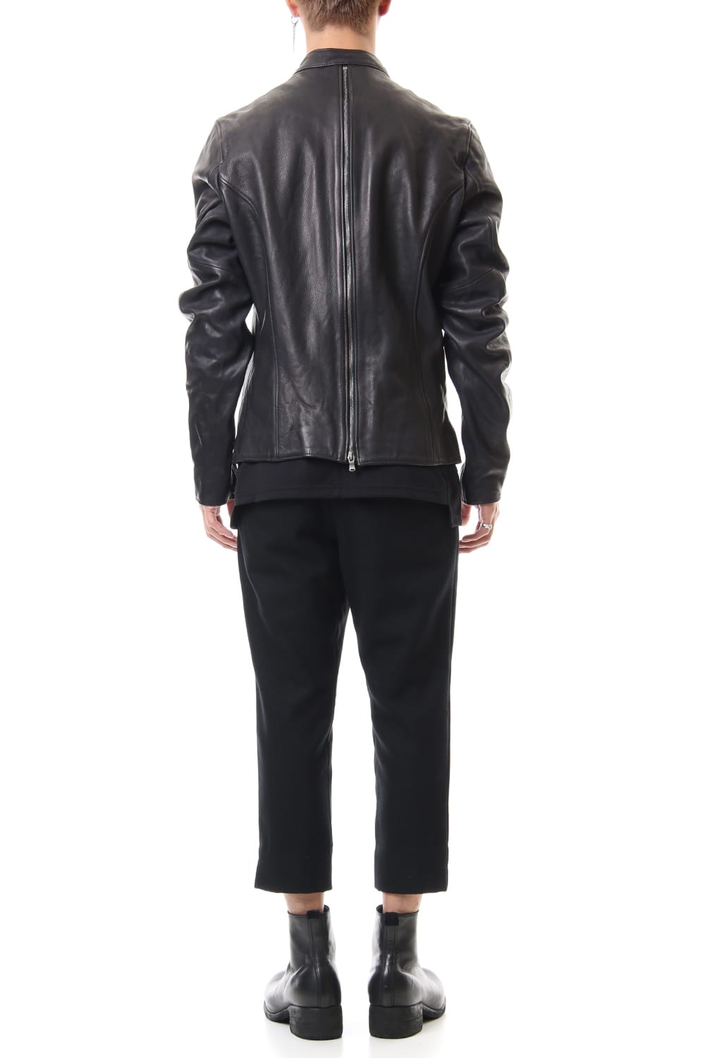 Calf Single Biker Jacket 