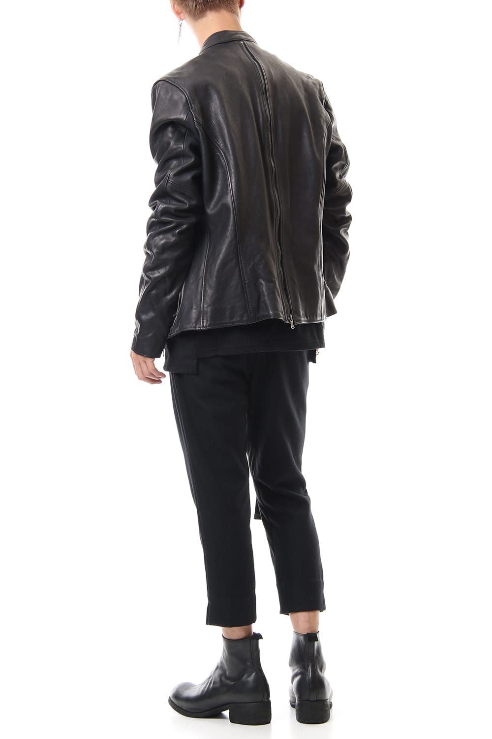 Calf Single Biker Jacket