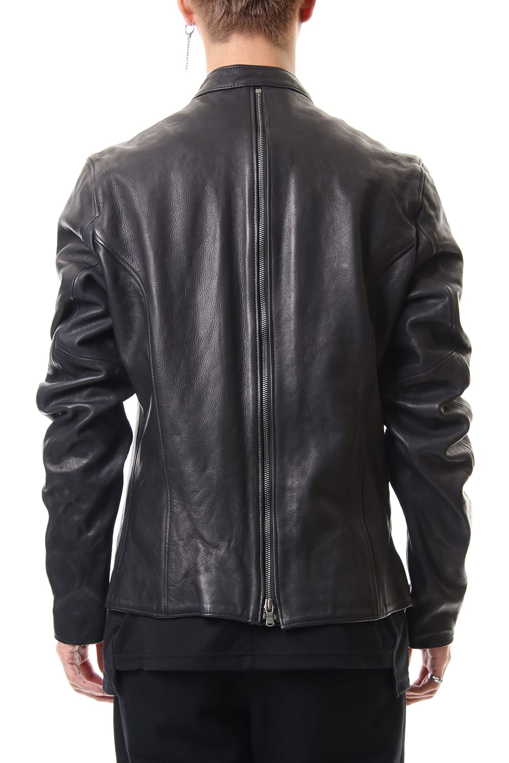 Calf Single Biker Jacket