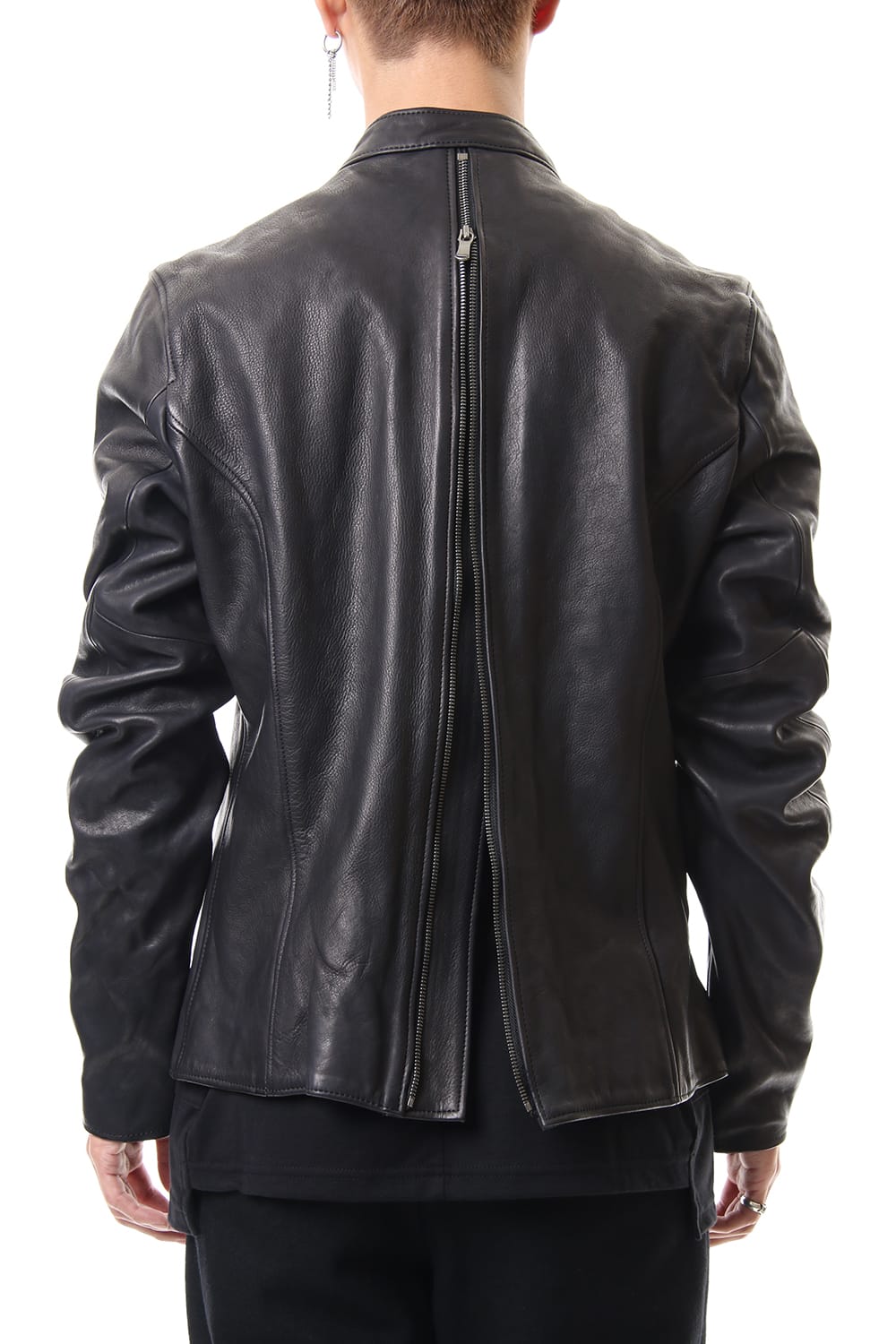 Calf Single Biker Jacket