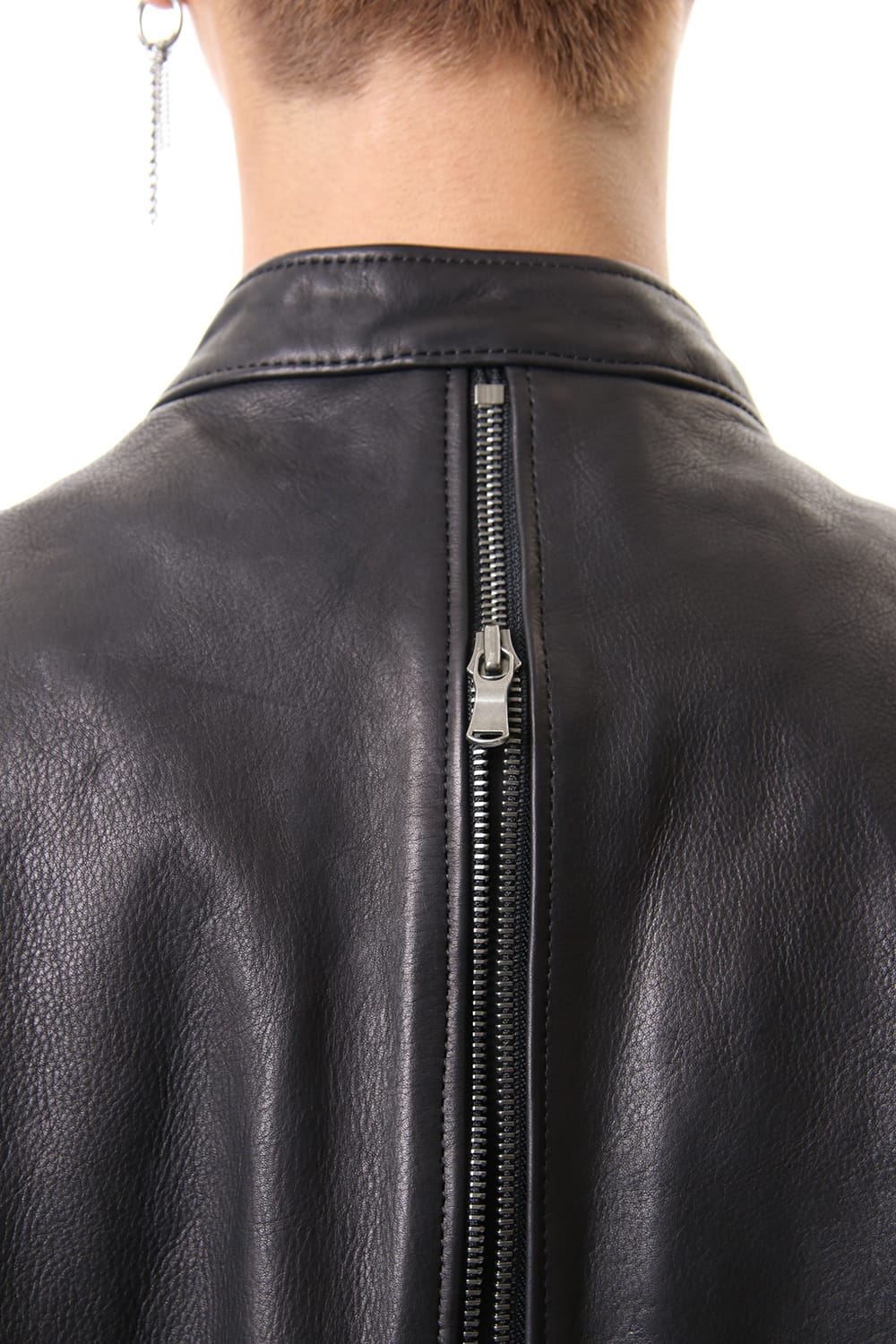 Calf Single Biker Jacket 