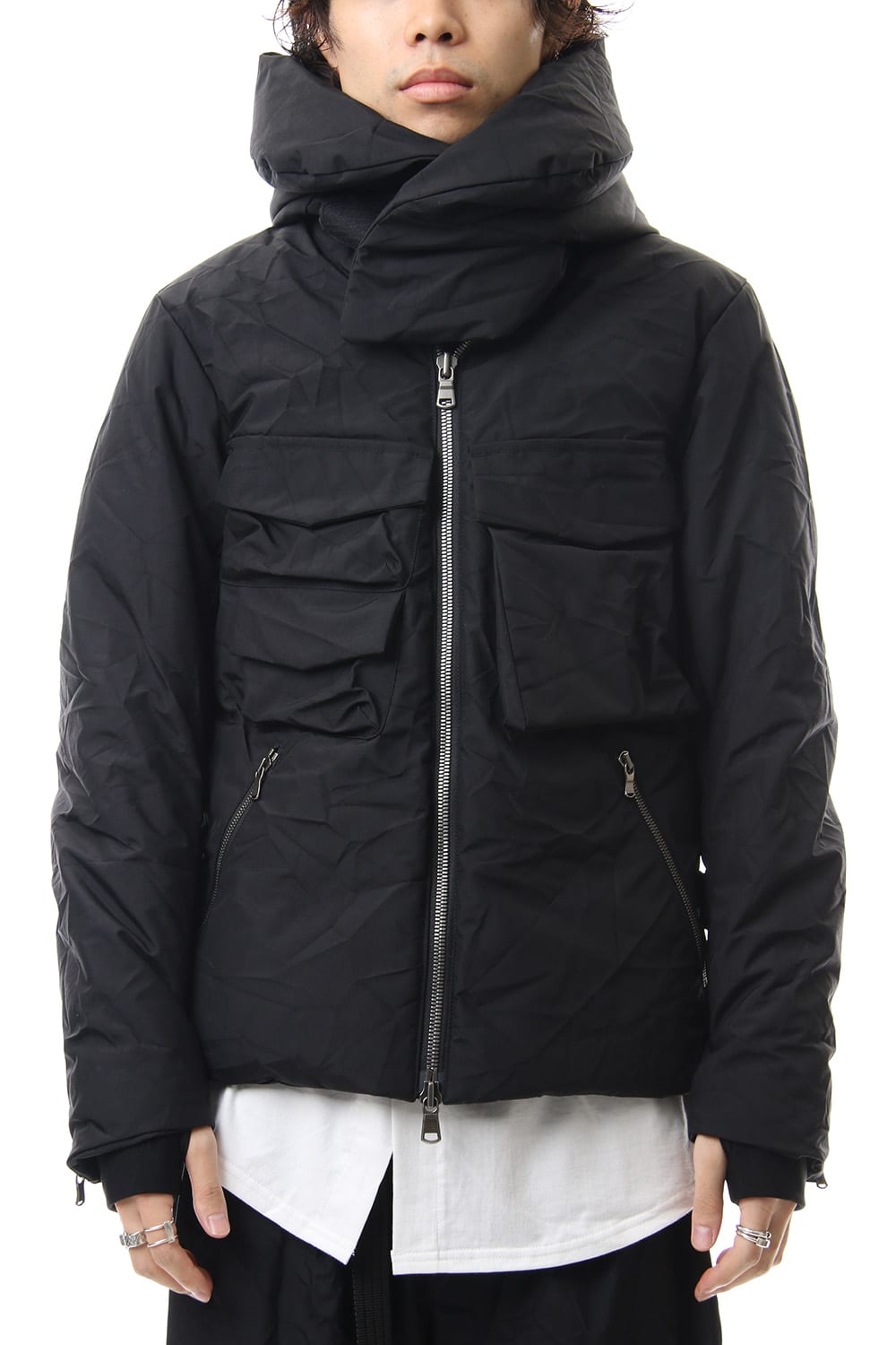 3layer Wrinkled Down Jacket