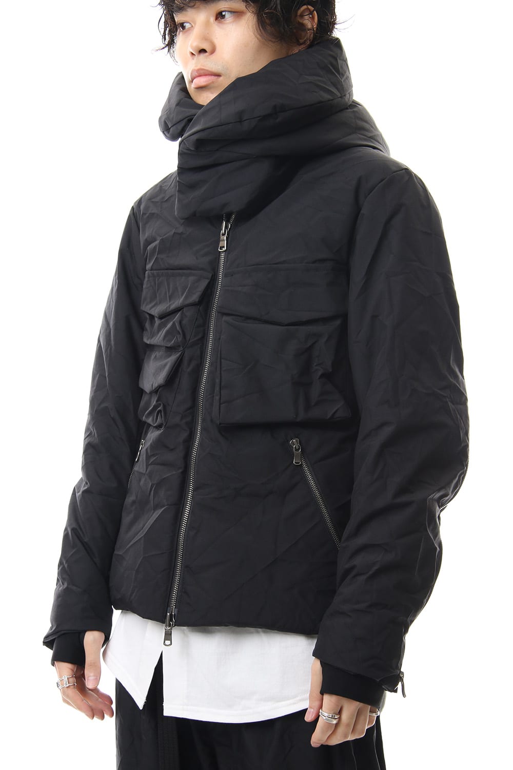 3layer Wrinkled Down Jacket