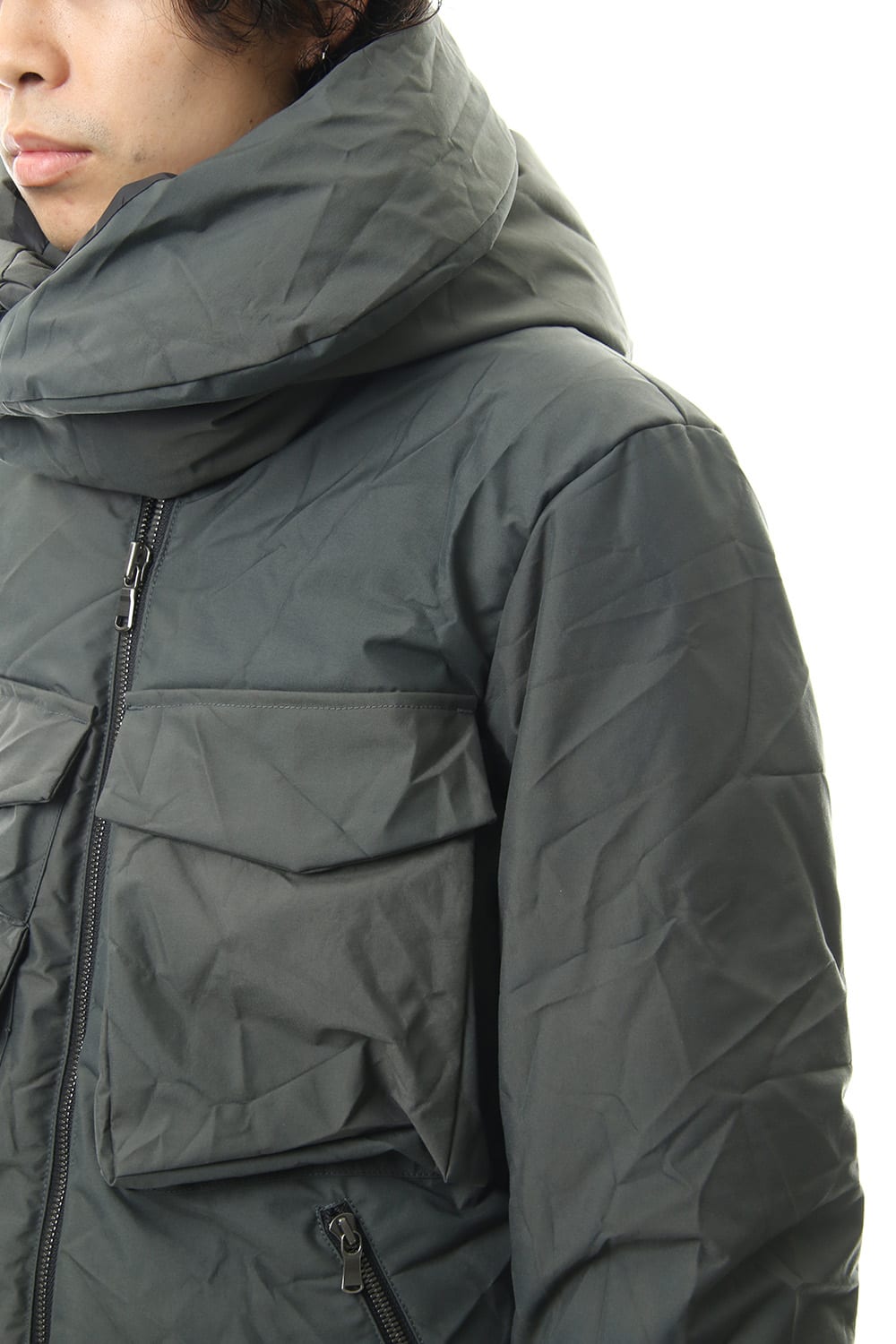 3layer Wrinkled Down Jacket