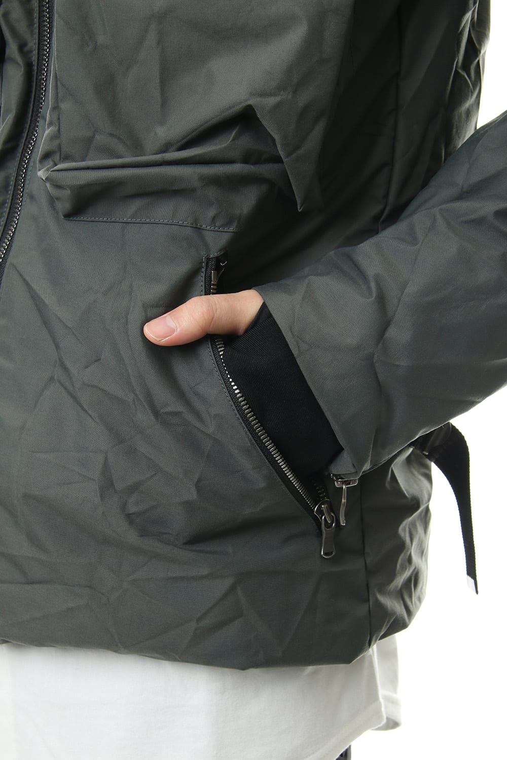 3layer Wrinkled Down Jacket