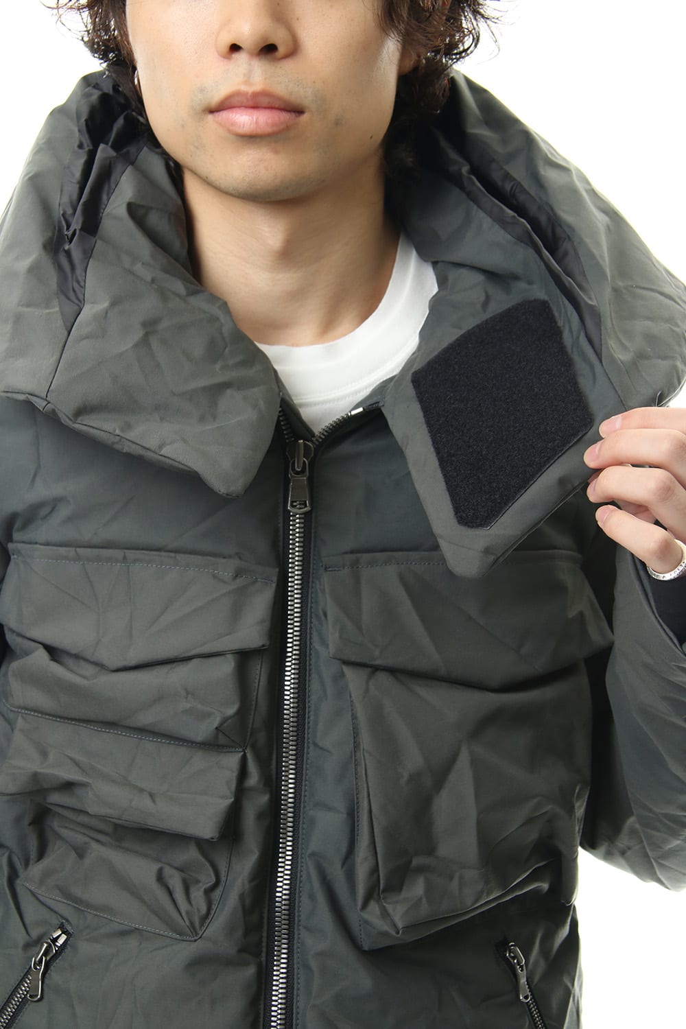 3layer Wrinkled Down Jacket