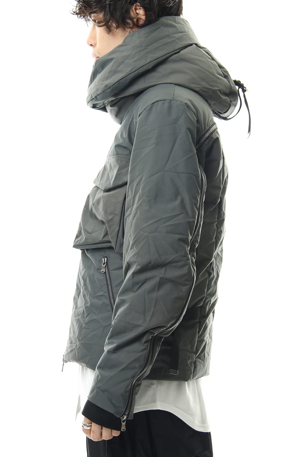 3layer Wrinkled Down Jacket