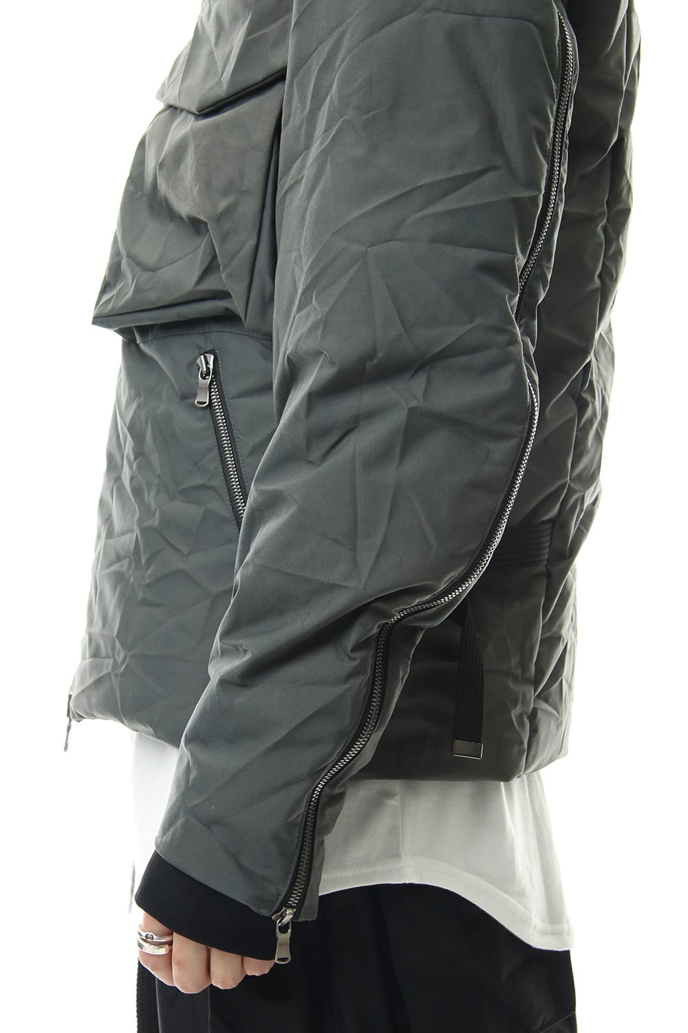 3layer Wrinkled Down Jacket