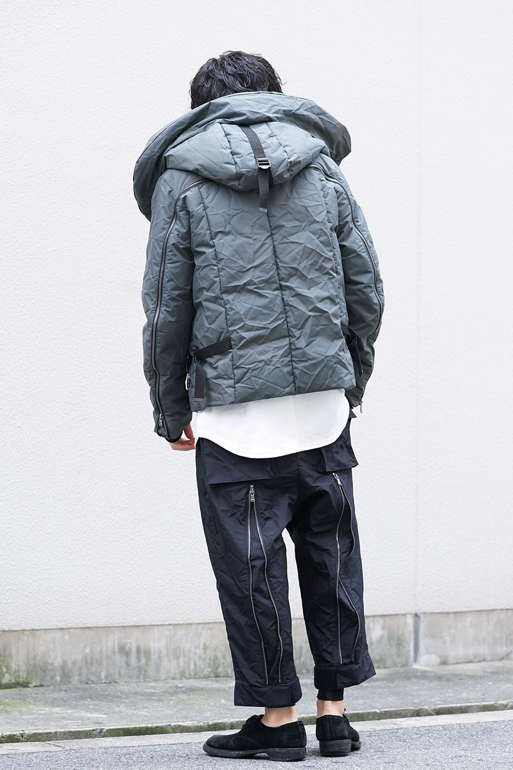 3layer Wrinkled Down Jacket