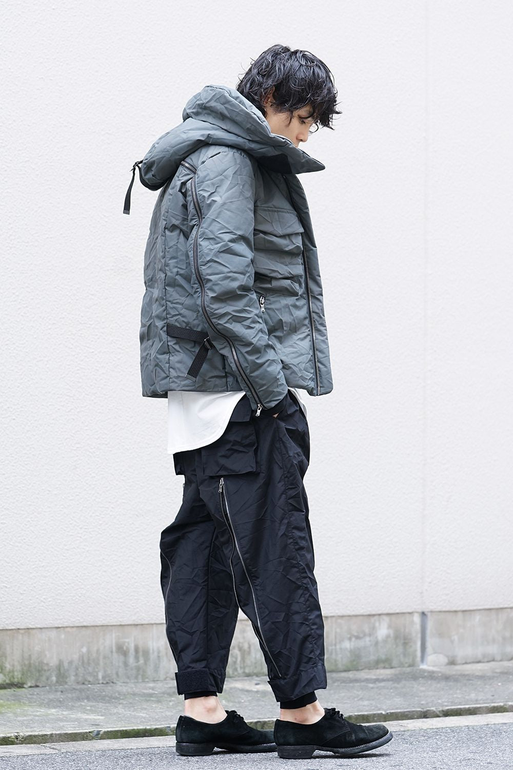 3layer Wrinkled Down Jacket