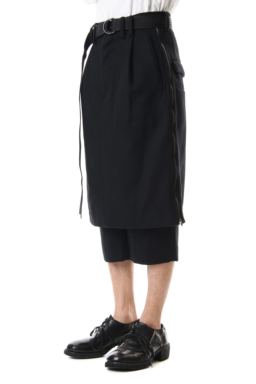 メルトン スカート パンツ