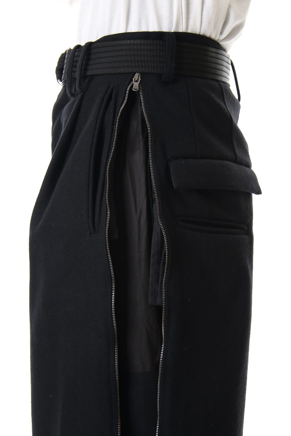 メルトン スカート パンツ