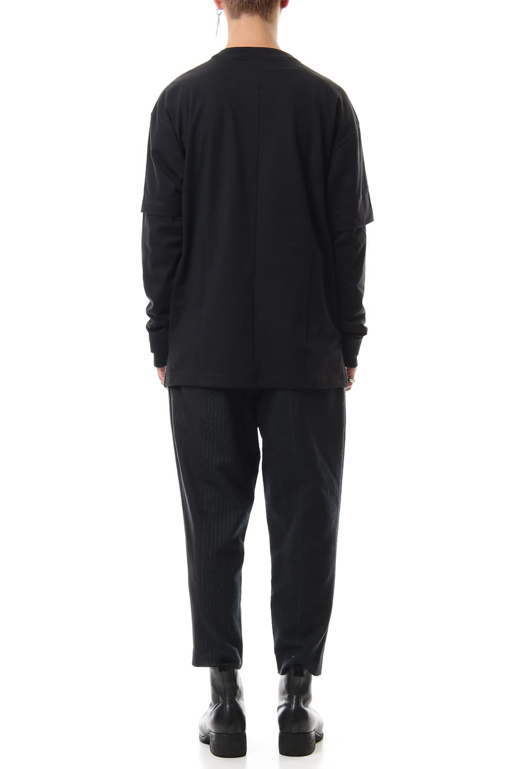 Random Stripe Tapered Pants