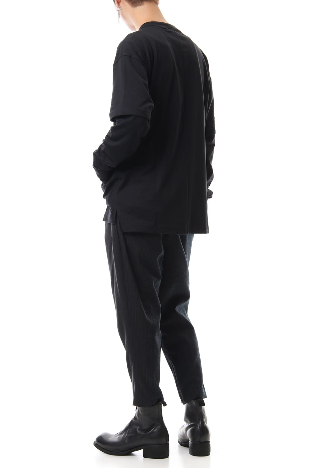 Random Stripe Tapered Pants