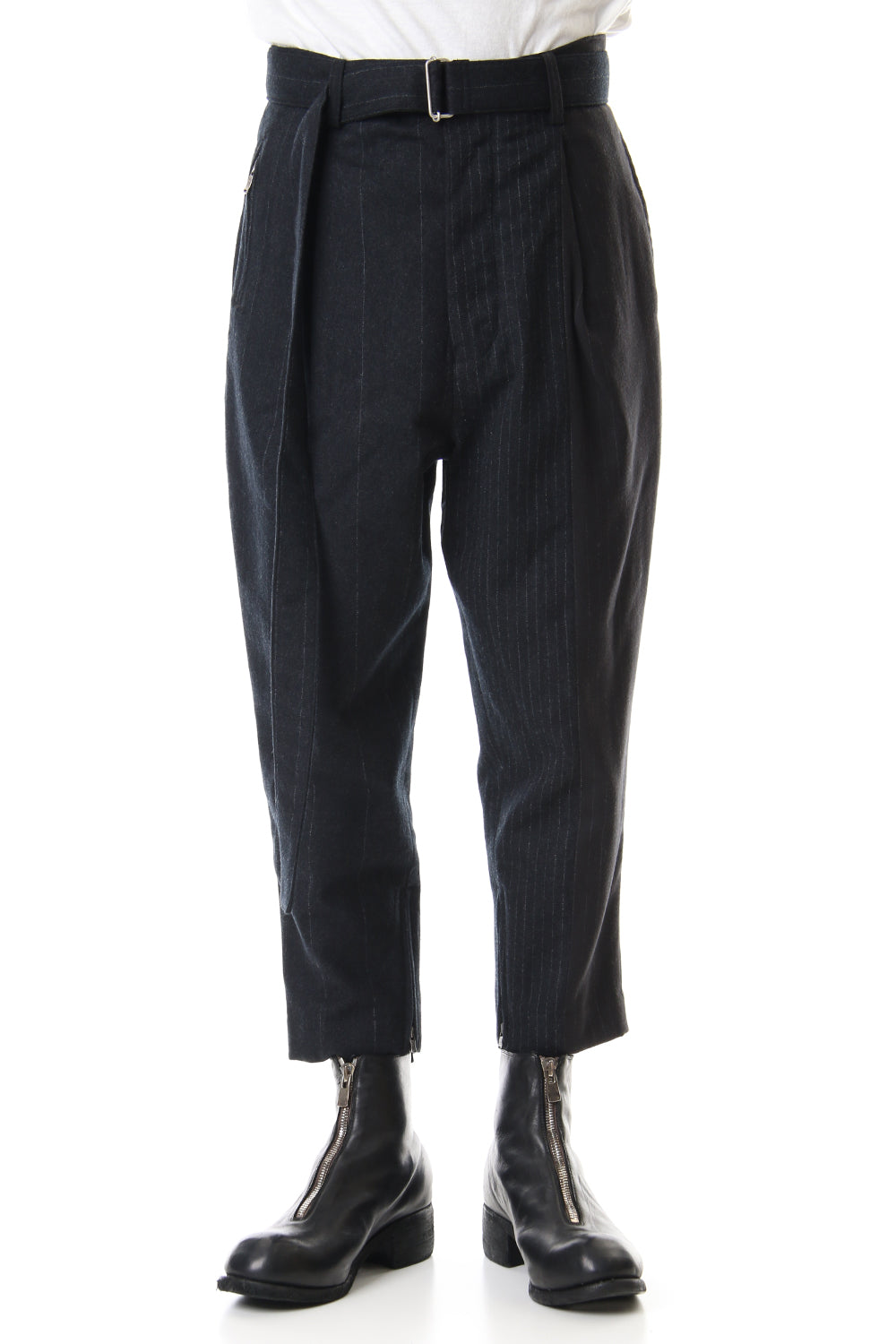 Random Stripe Tapered Pants