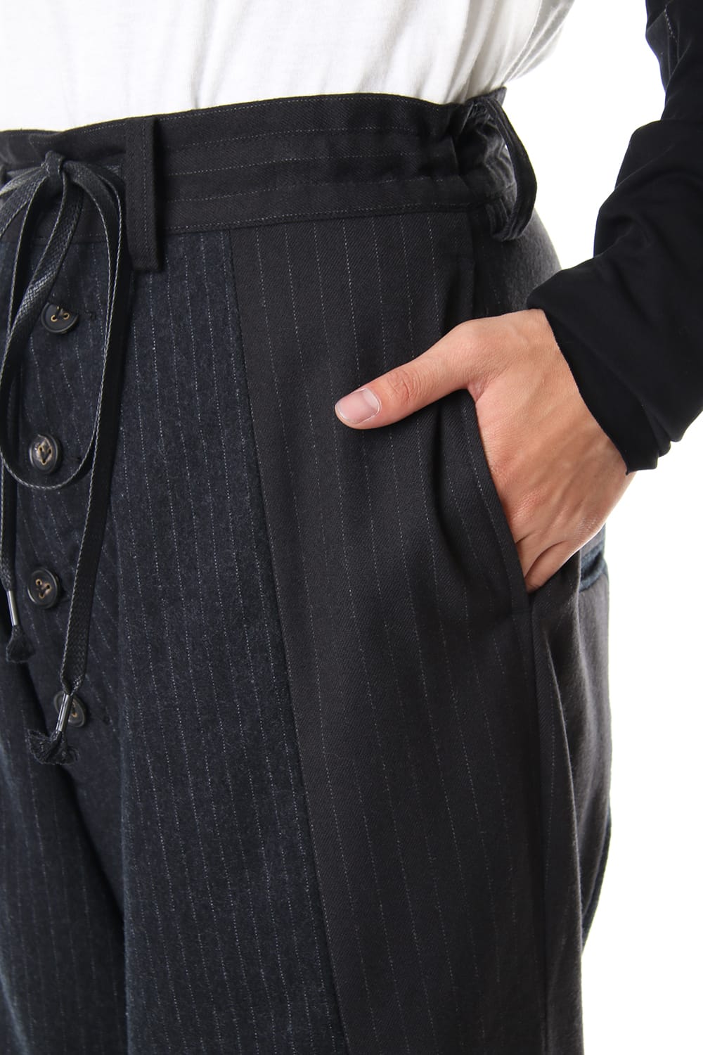 Random Stripe Sarrouel Pants