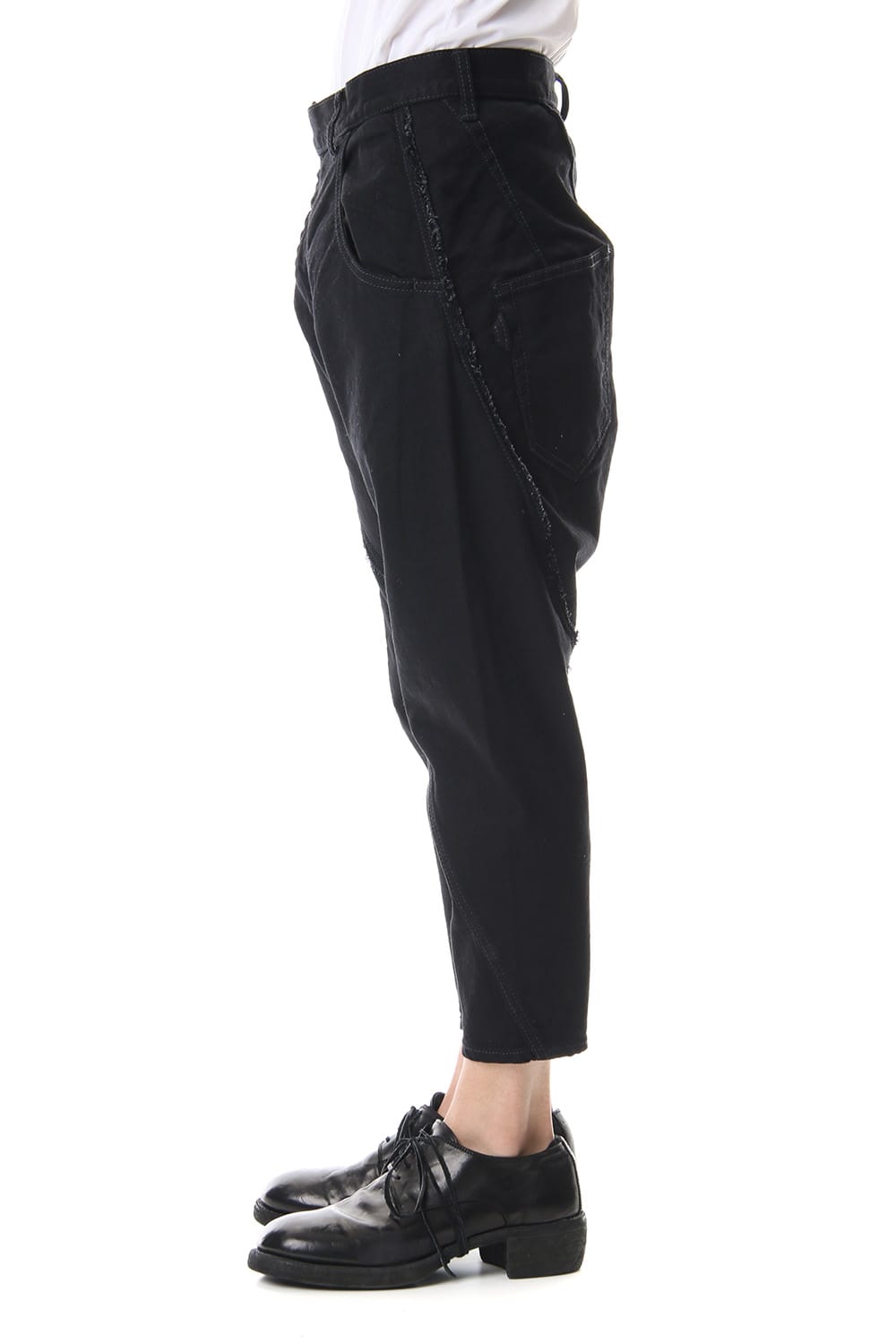 Stretch Denim Sarouel Pants