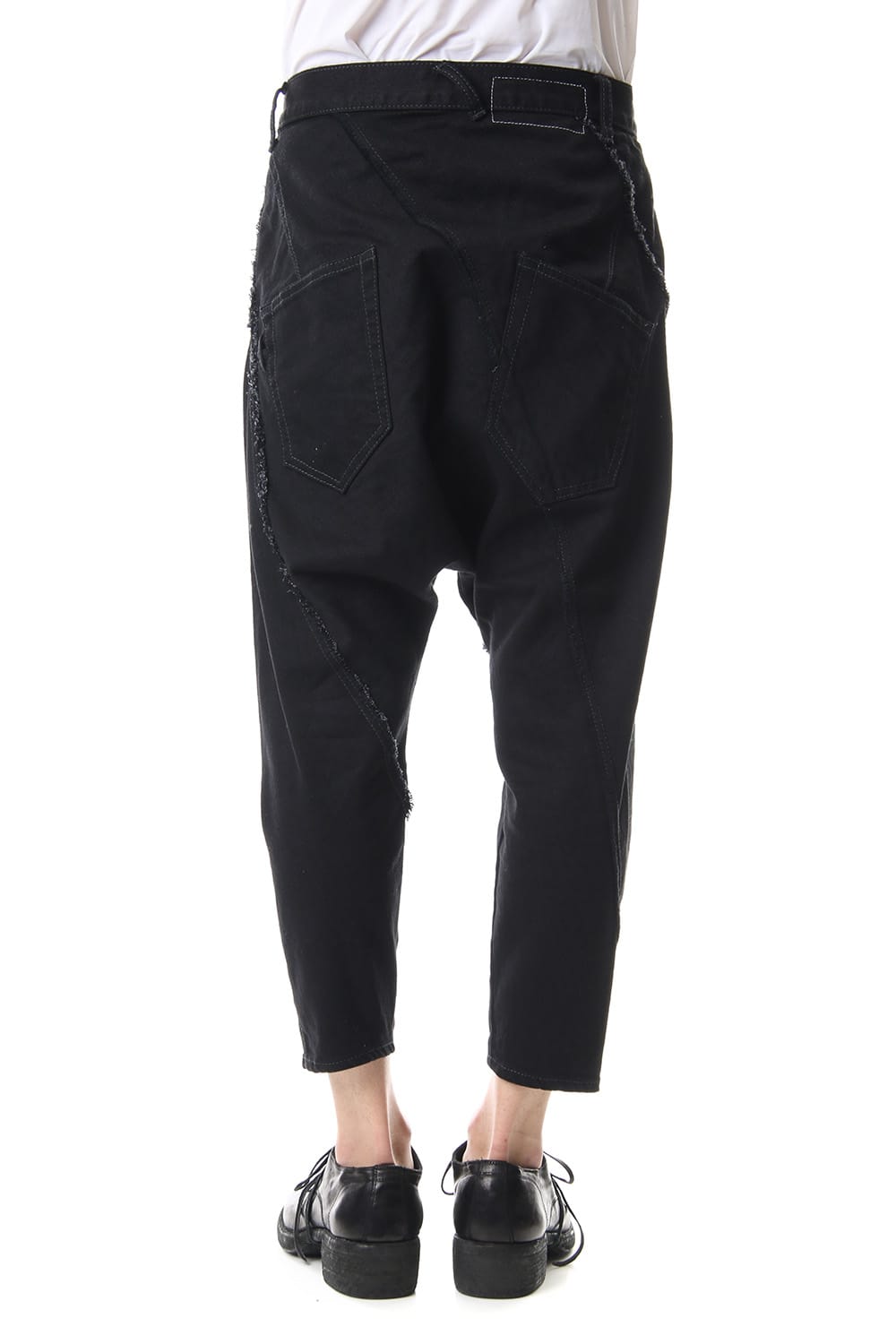 Stretch Denim Sarouel Pants