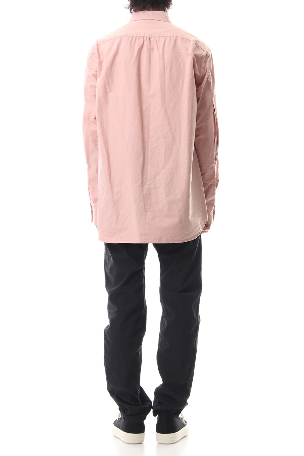 Cotton Linen Plane Shirt - G.Pink