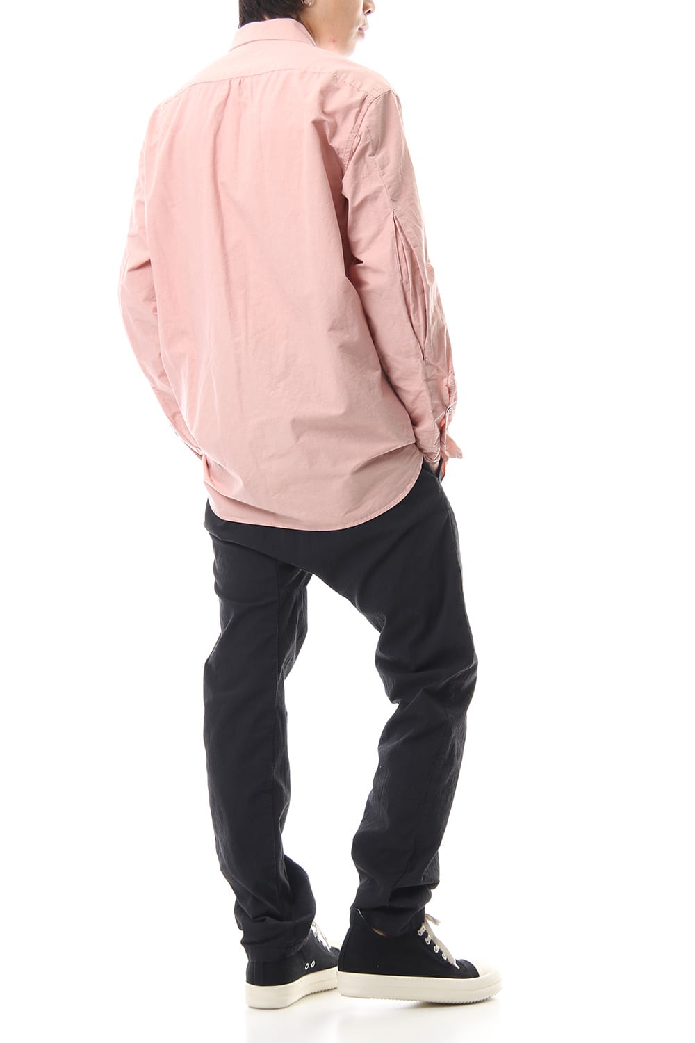 Cotton Linen Plane Shirt - G.Pink