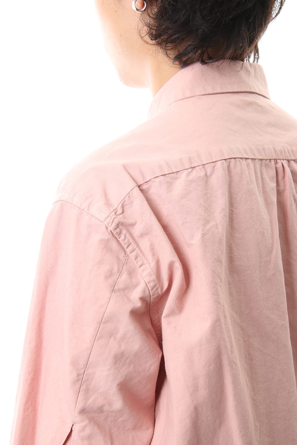 Cotton Linen Plane Shirt - G.Pink