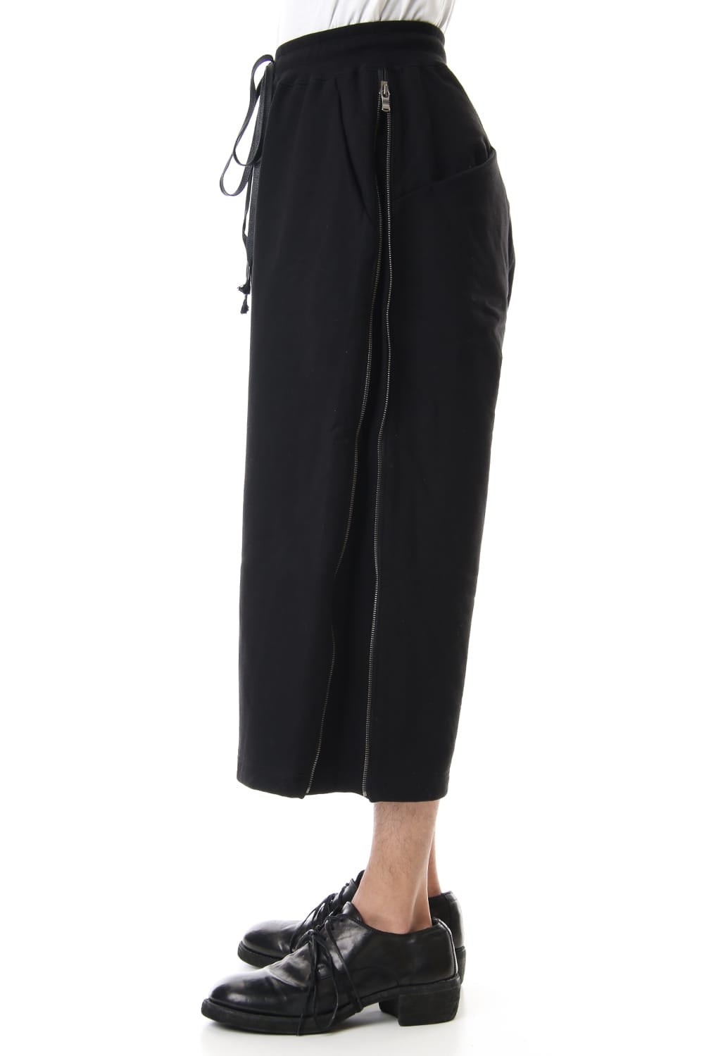 Mercerized Fleece lining Wide Pants