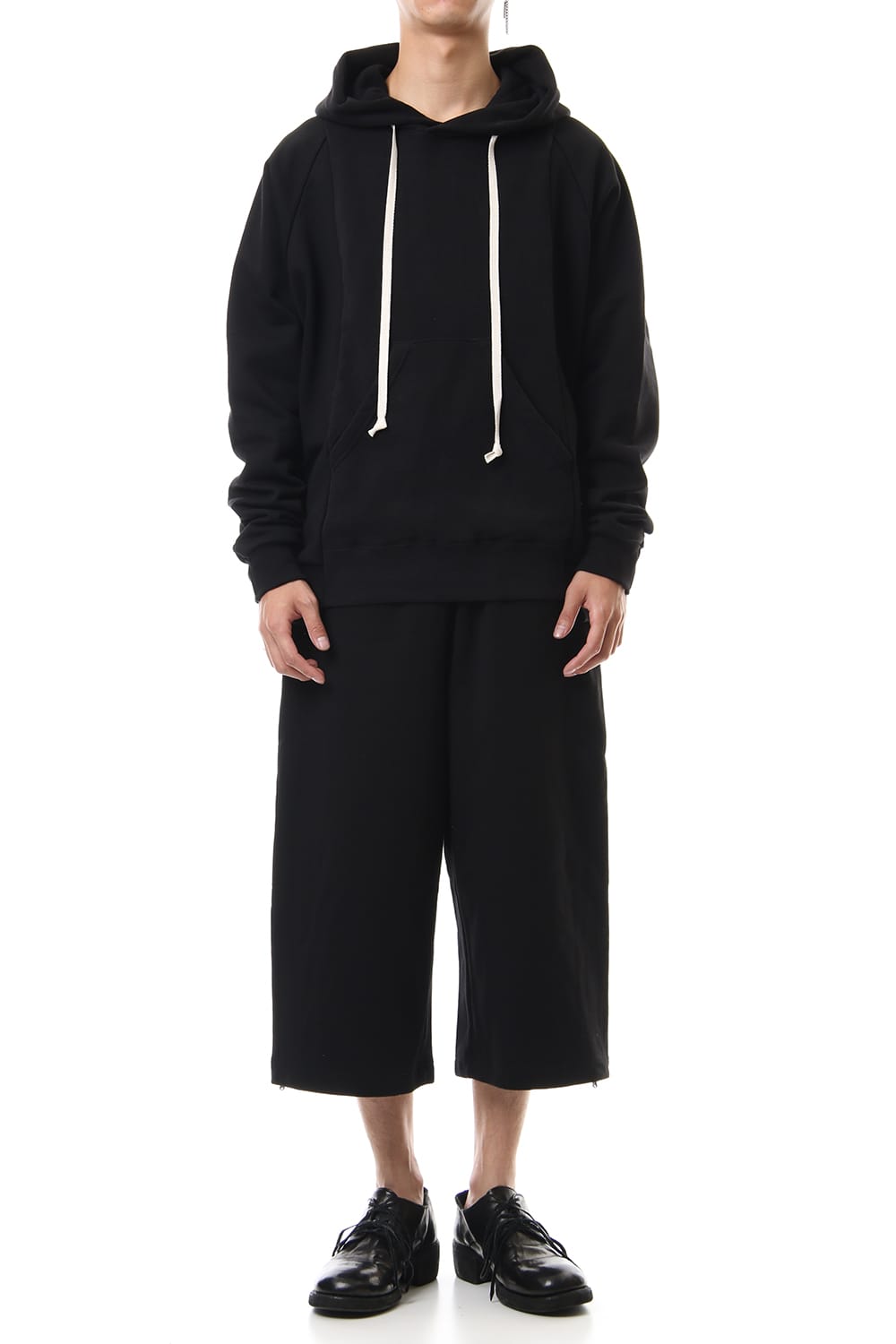 Mercerized Fleece lining Wide Pants