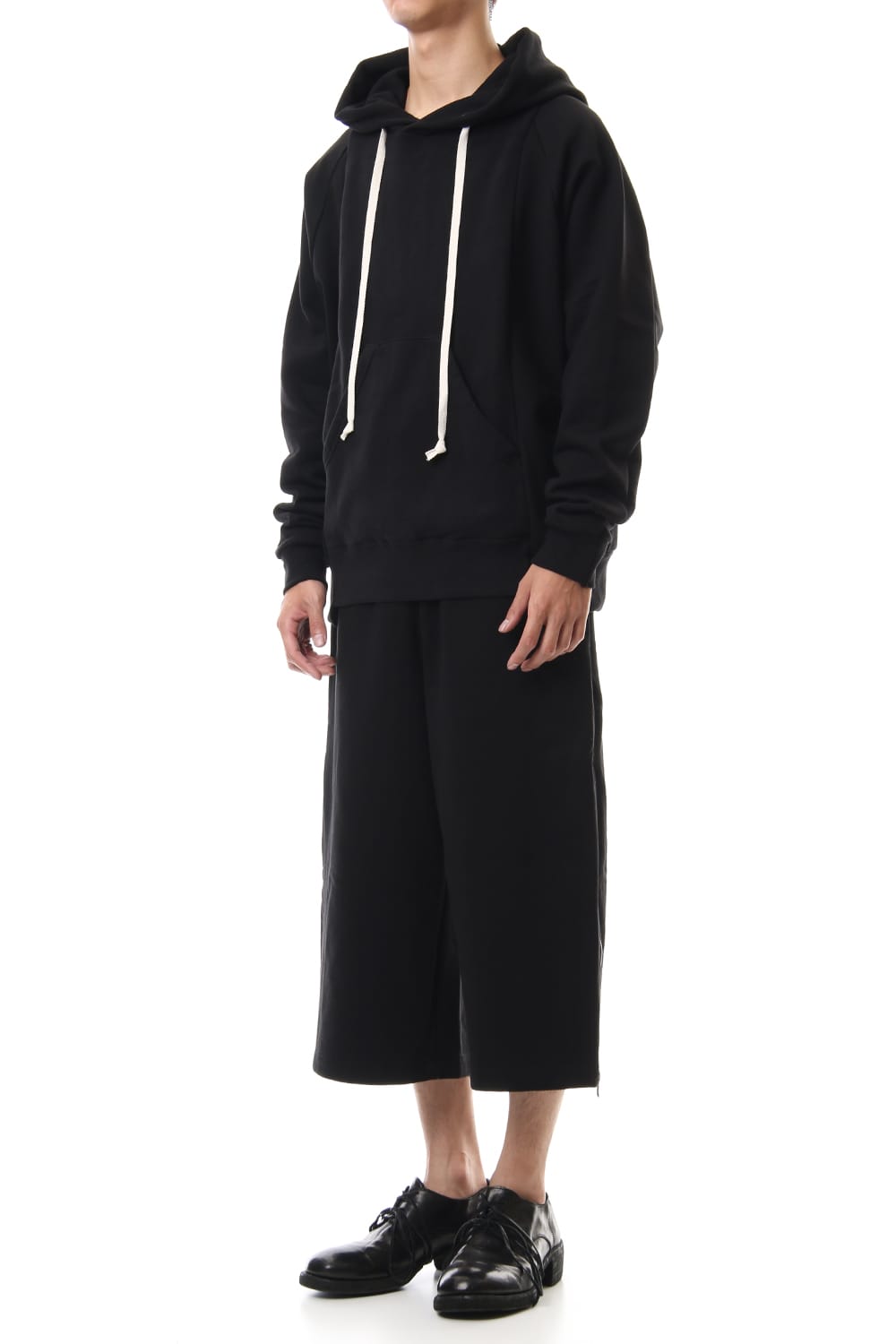 Mercerized Fleece lining Wide Pants