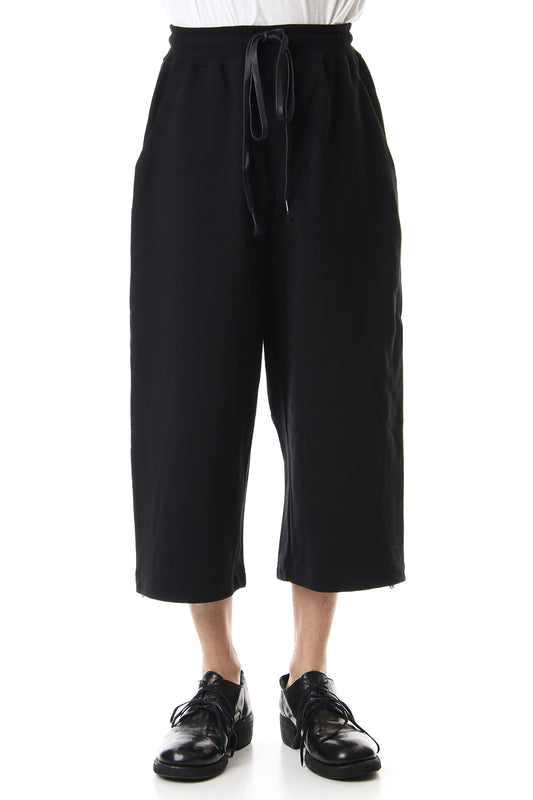 Mercerized Fleece lining Wide Pants