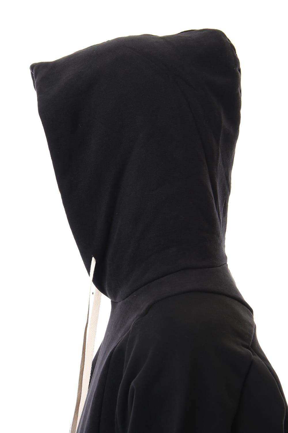 フリース ライニング コンビネーション フーディ Black