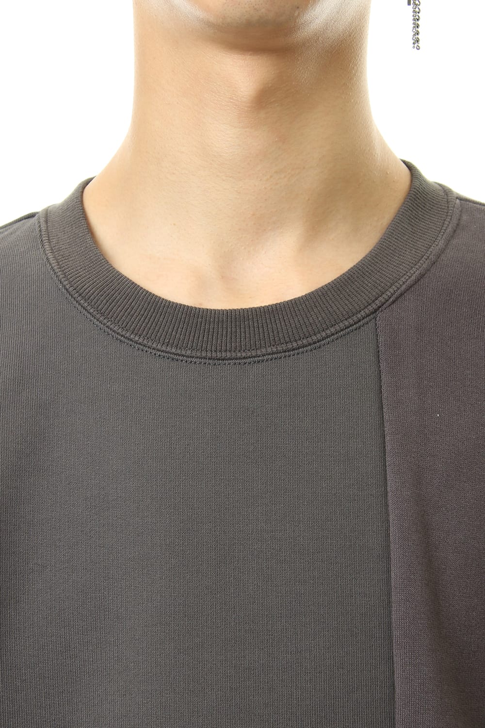 Fleece Lining Combination Pullover - Gray