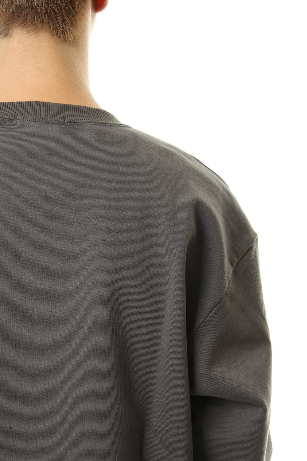 Fleece Lining Combination Pullover - Gray