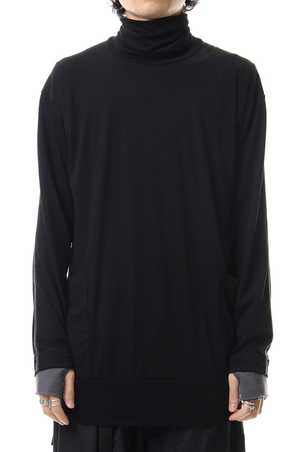 Smooth Turtleneck Long Sleeve T-shirts