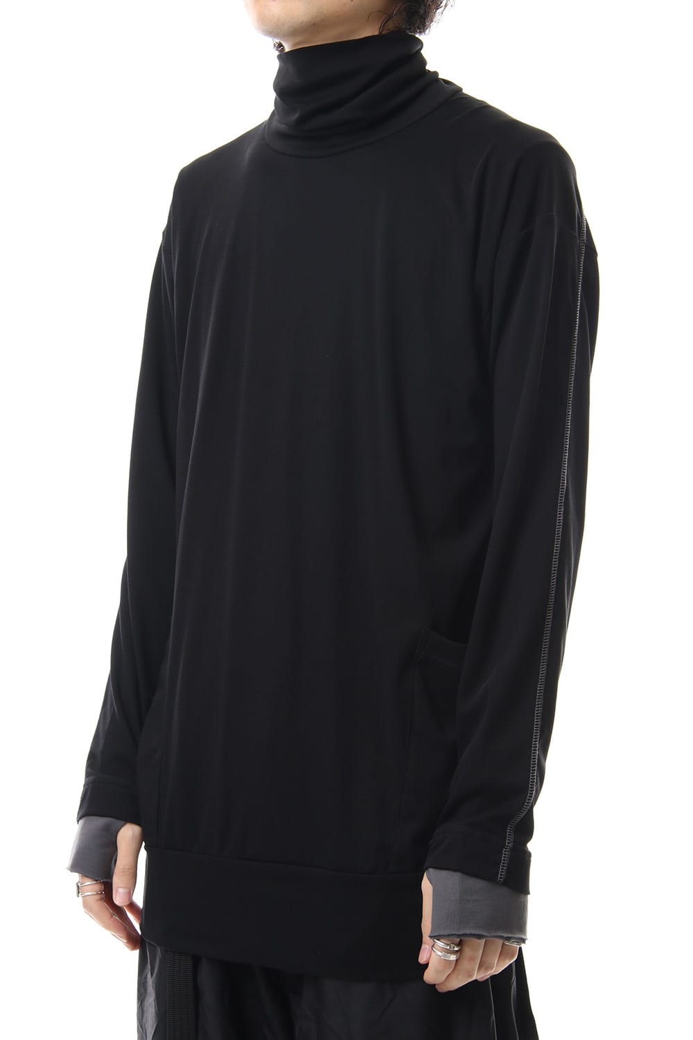 Smooth Turtleneck Long Sleeve T-shirts