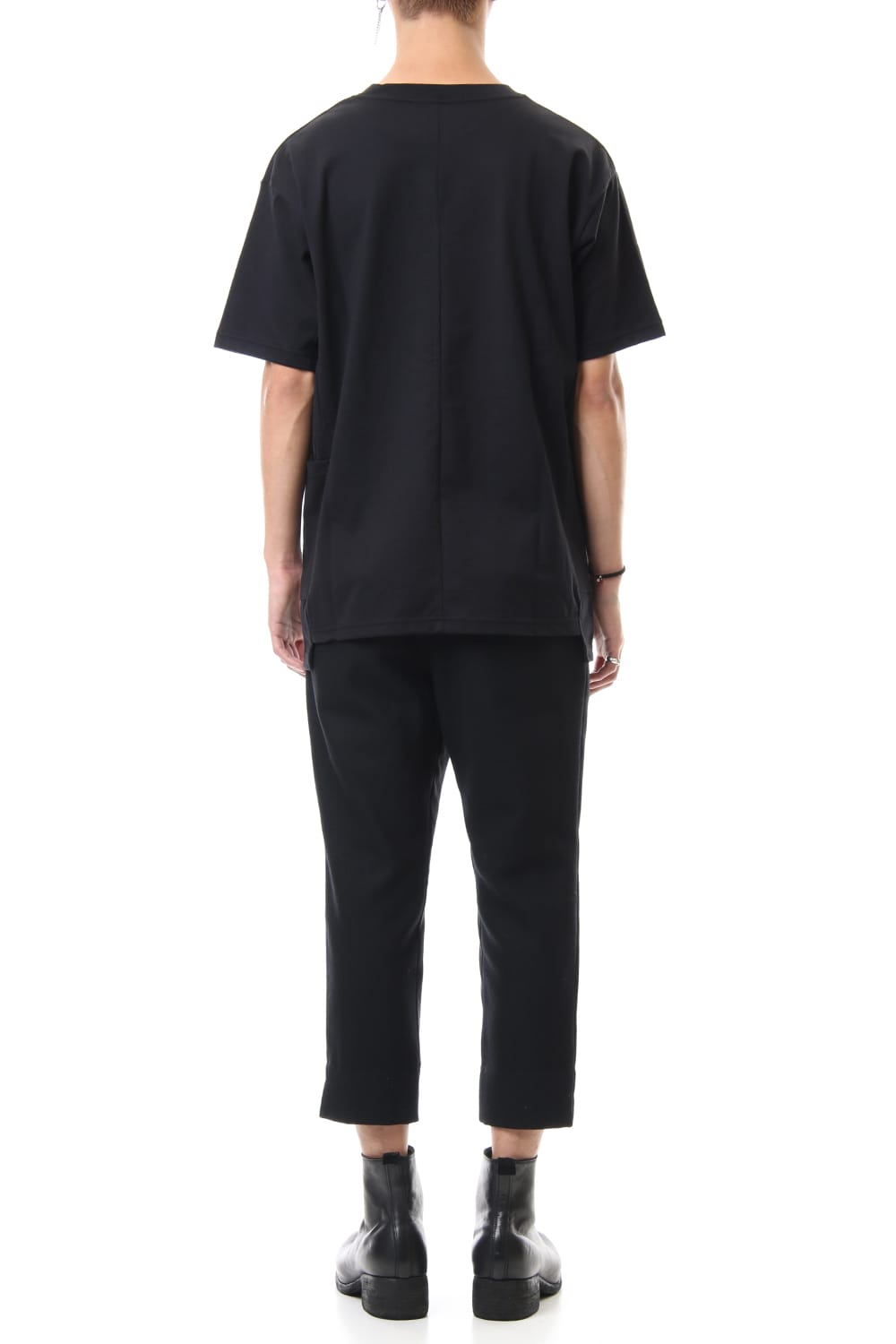 Side Pocket T-Shirts - Black